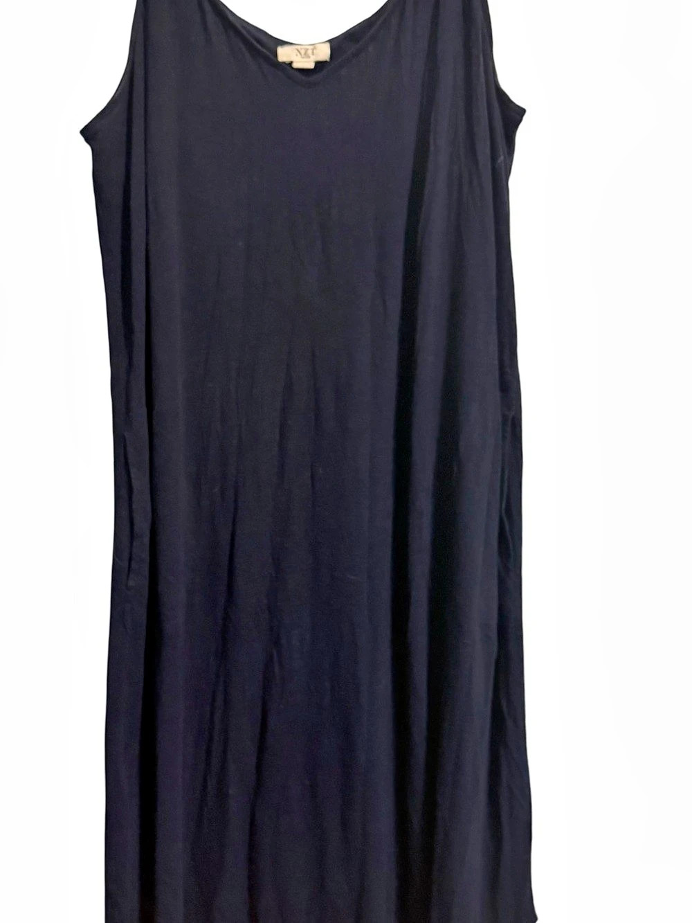 NYT Black Linen Blend Maxi Dress Size Large